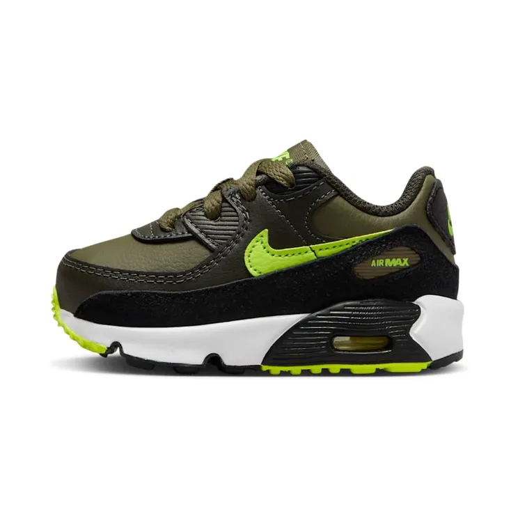 Nike Air Max 90 LTR TD “Medium Olive/Volt-Black” (DV3609-200)