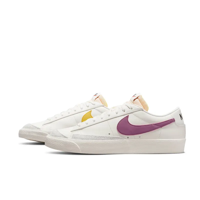 Nike Blazer Low 77 Vintage Sail Light Bordeaux Vivid Sulfur (DA6364-106)