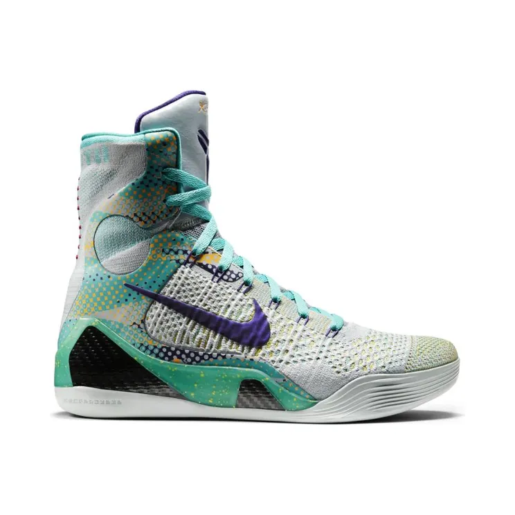 Nike Kobe 9 Elite Hero Collection “Wolf Grey / Sport Turquoise / Court Purple” (630847-005)