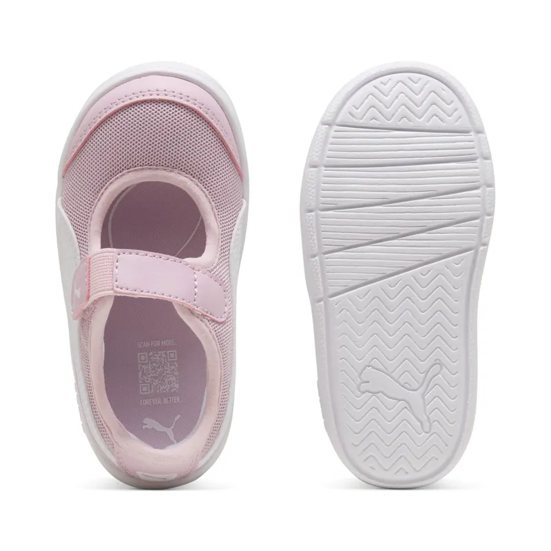 Puma Courtflex v3 Lina V “Rose Mauve / Puma White” (400579_02)