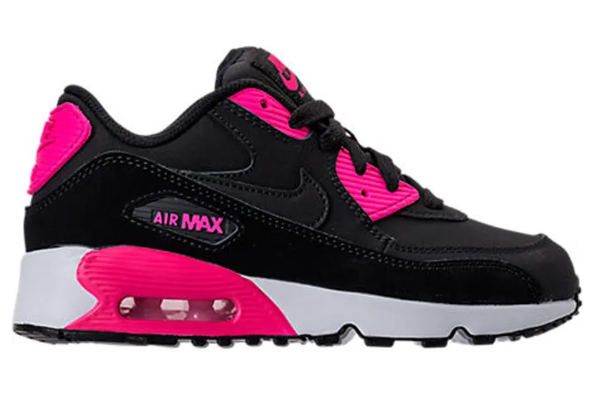 Nike Air Max 90 Black Prism Pink (PS) (833377-010)