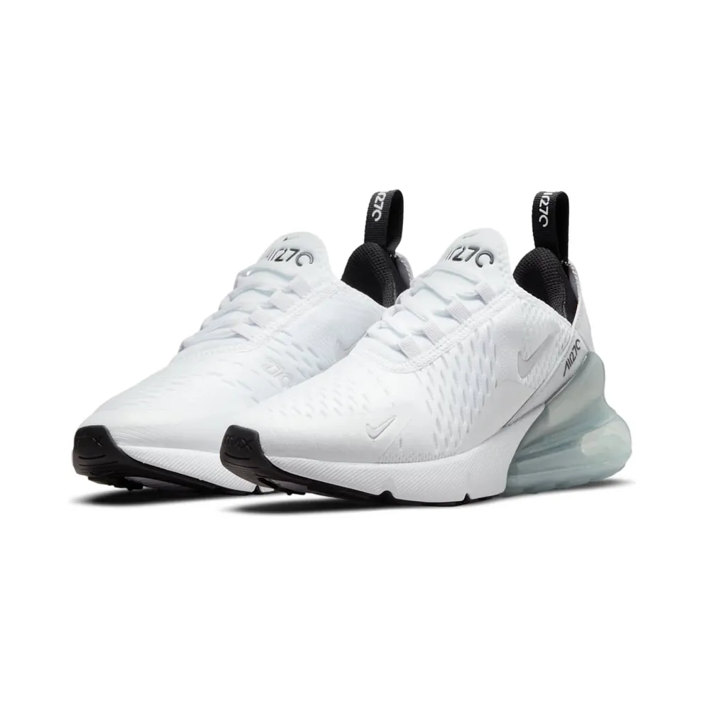 Nike Air Max 270 “White / Black / Metallic Silver / Pure Violet” (943345-159)
