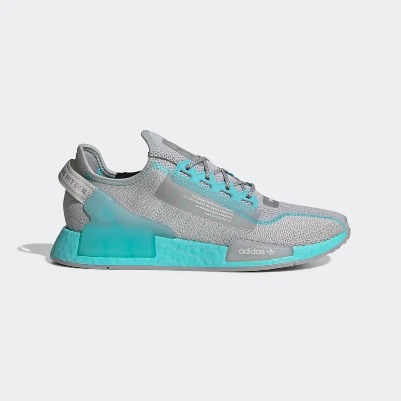 adidas NMD_R1 V2 Grey One / Pulse Aqua / Grey Two (GX0539)
