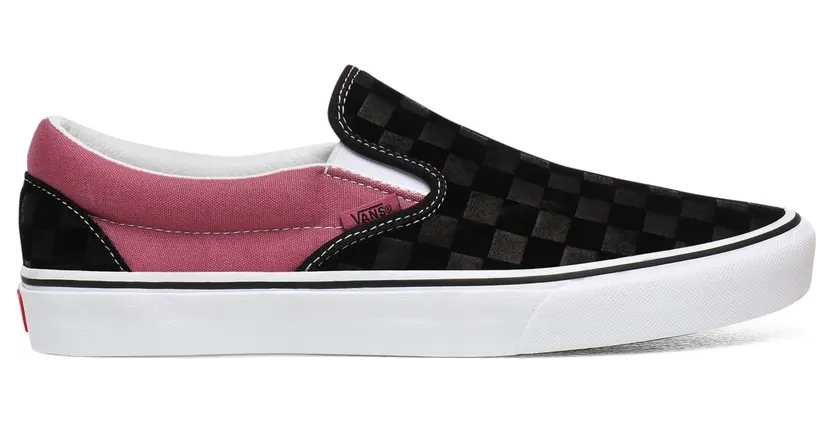 VANS Deboss Checkerboard Classic Slip-on Schoenen (Zwart)
