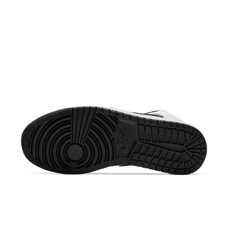 Jordan 1 Mid Alternate Think 16 White/Metallic Silver-Black (554724-121)