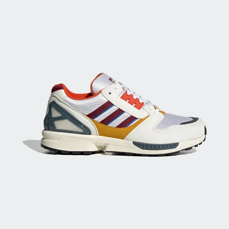 adidas ZX 8000 Cloud White / Collegiate Burgundy / Legacy Blue (FY9271)