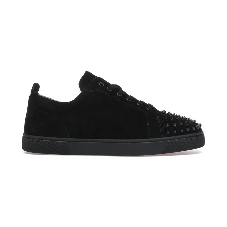 Christian Louboutin Louis Junior Spikes Veau Velours Black (1130575CM53)