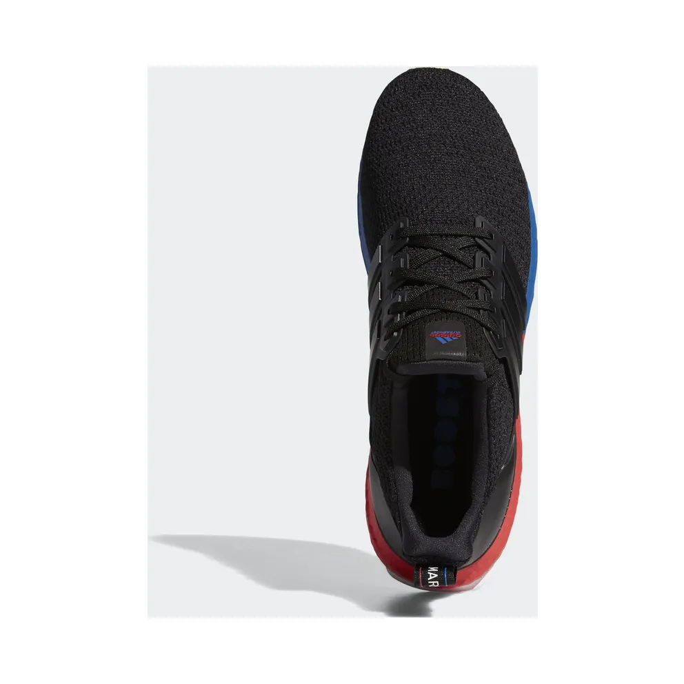 adidas Ultra Boost DNA Split Midsole Black Core Black/Core Black/Lush Red (FX7236)