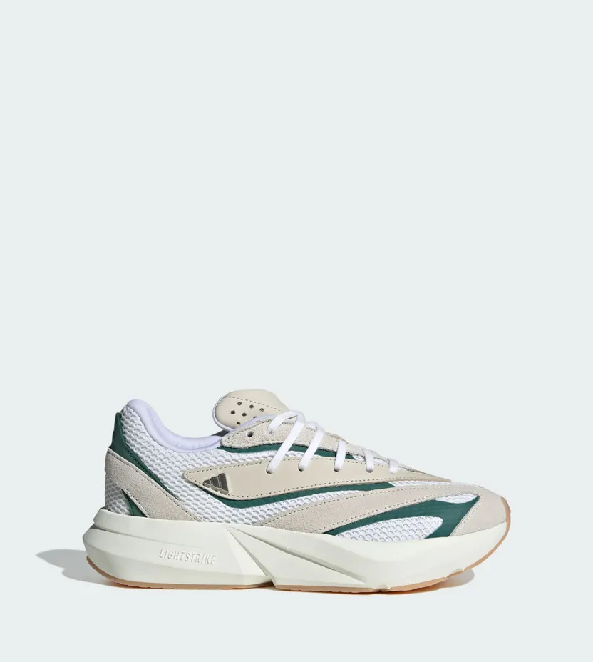 adidas Lightstride Off White Silver Metallic Collegiate Green (JH6961)