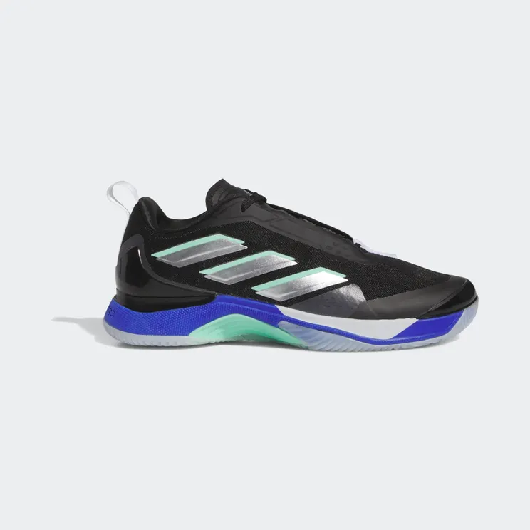 adidas Avacourt Clay Court Tennisschoenen Cloud White / Silver Metallic / Pulse Mint (HQ8410)
