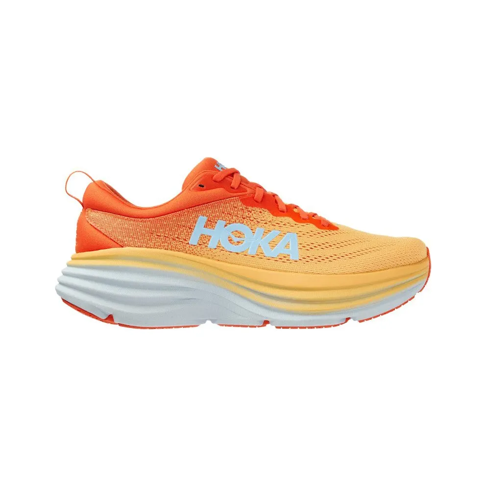 Hoka One Bondi 8 Puffin’s Bill Orange Amber Yellow (1123202-PBAY)