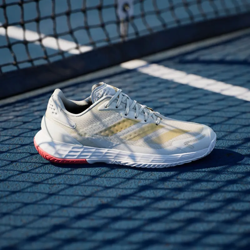 adidas Defiant Speed 2 Off White Gold Metallic Bright Red (IF9109)