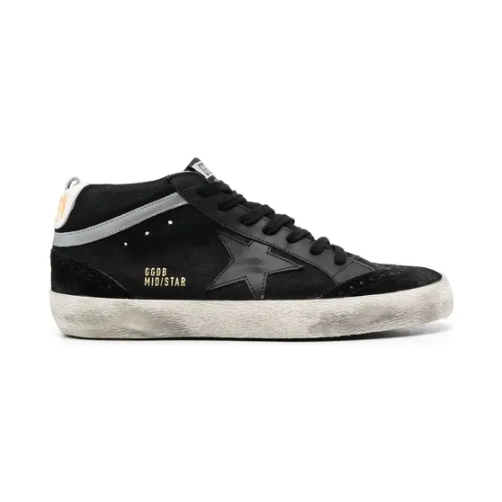 Golden Goose Mid-Star High-Top-Sneakers “Black” (GMF00122F003048)