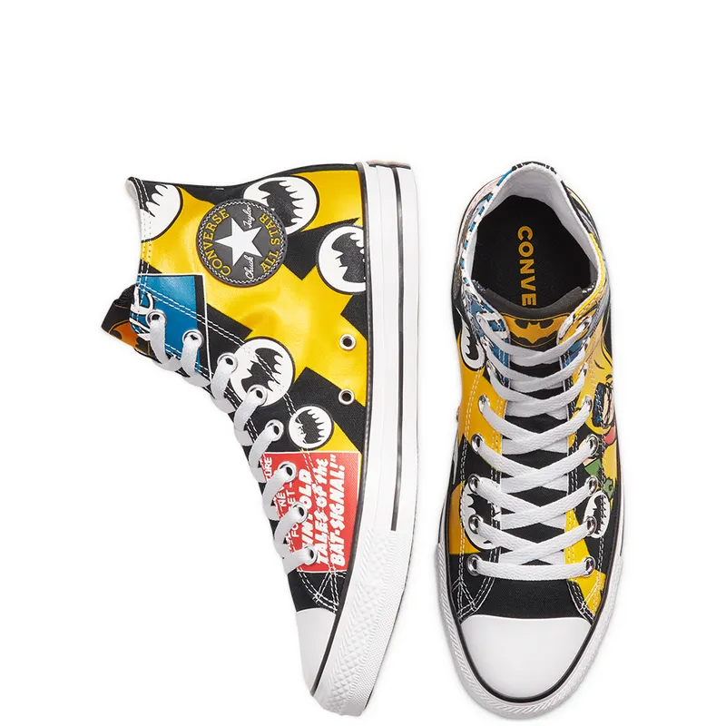 Converse Converse x Batman Chuck Taylor All Star High Top Black/white/lemon Chrome (167304C)