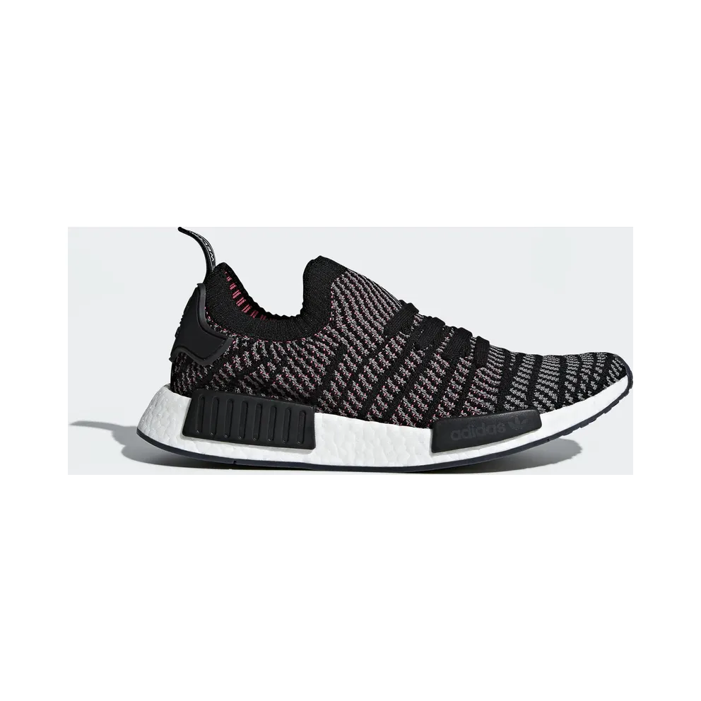 adidas NMD R1 STLT Black Grey Solar Pink (CQ2386)