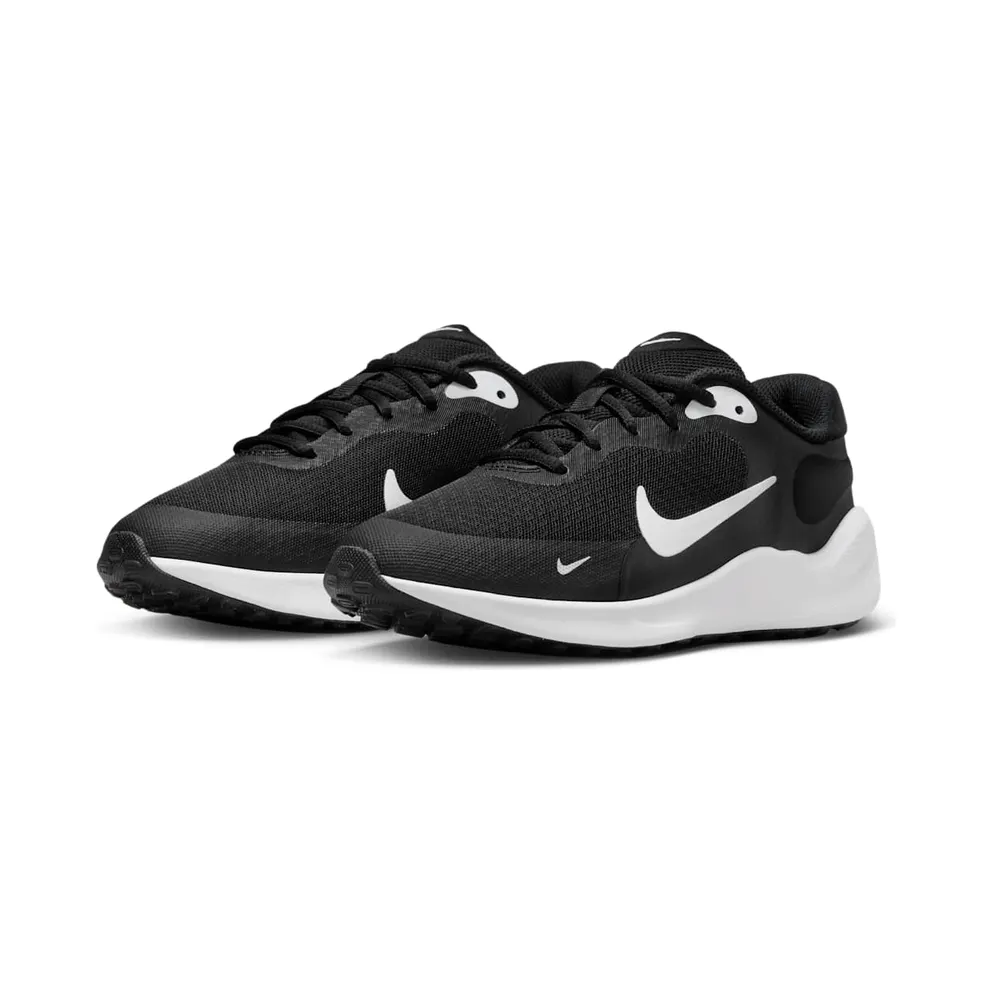 Nike Revolution 7 GS “Black / White / White” (FB7689-003)