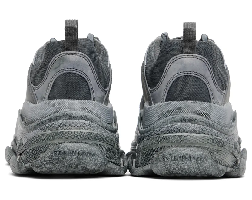 Balenciaga Gray Triple S Sneakers (536737-W3CS4-1200) (2)