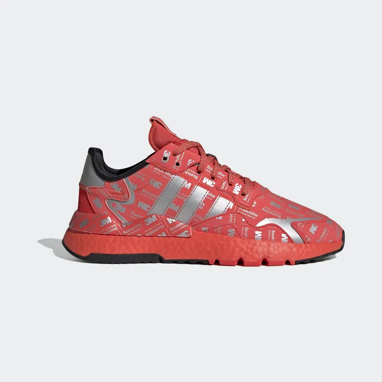 Adidas 3M x Nite Jogger ‘3M Logo Print – Hi Res Red’ Hi-Res Red/Silver Metallic/Hi-Res Red (FV3621)