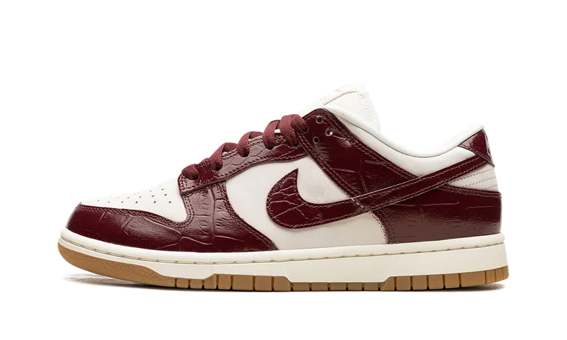 Nike Dunk Low LX “Team Red Croc” (FJ2260-004)