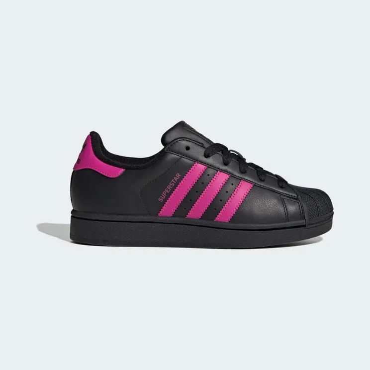 Adidas Superstar II Core Black / Semi Lucid Fuchsia / Core Black (JS1339)