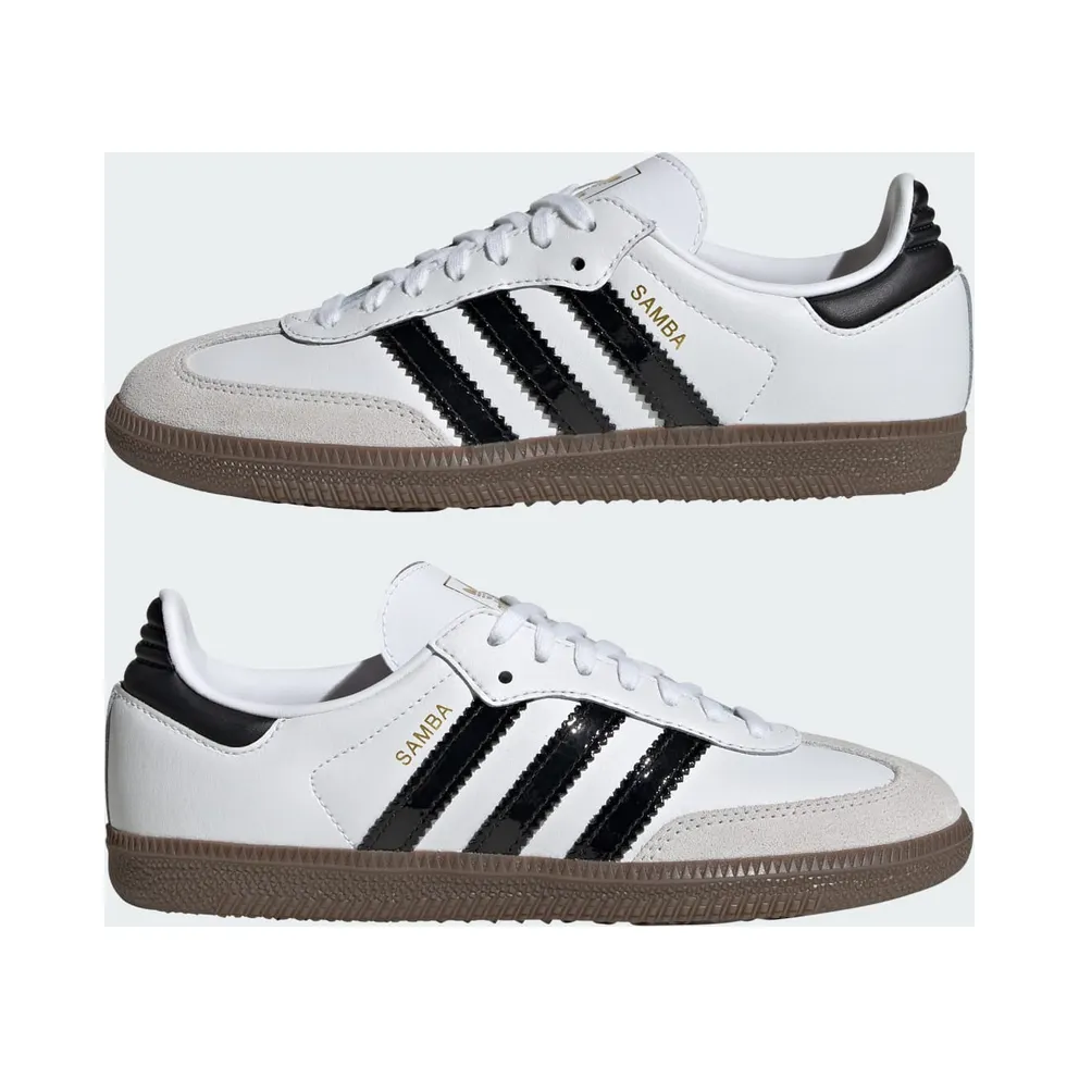 adidas Samba OG White Black Patent Stripes (JQ2846)