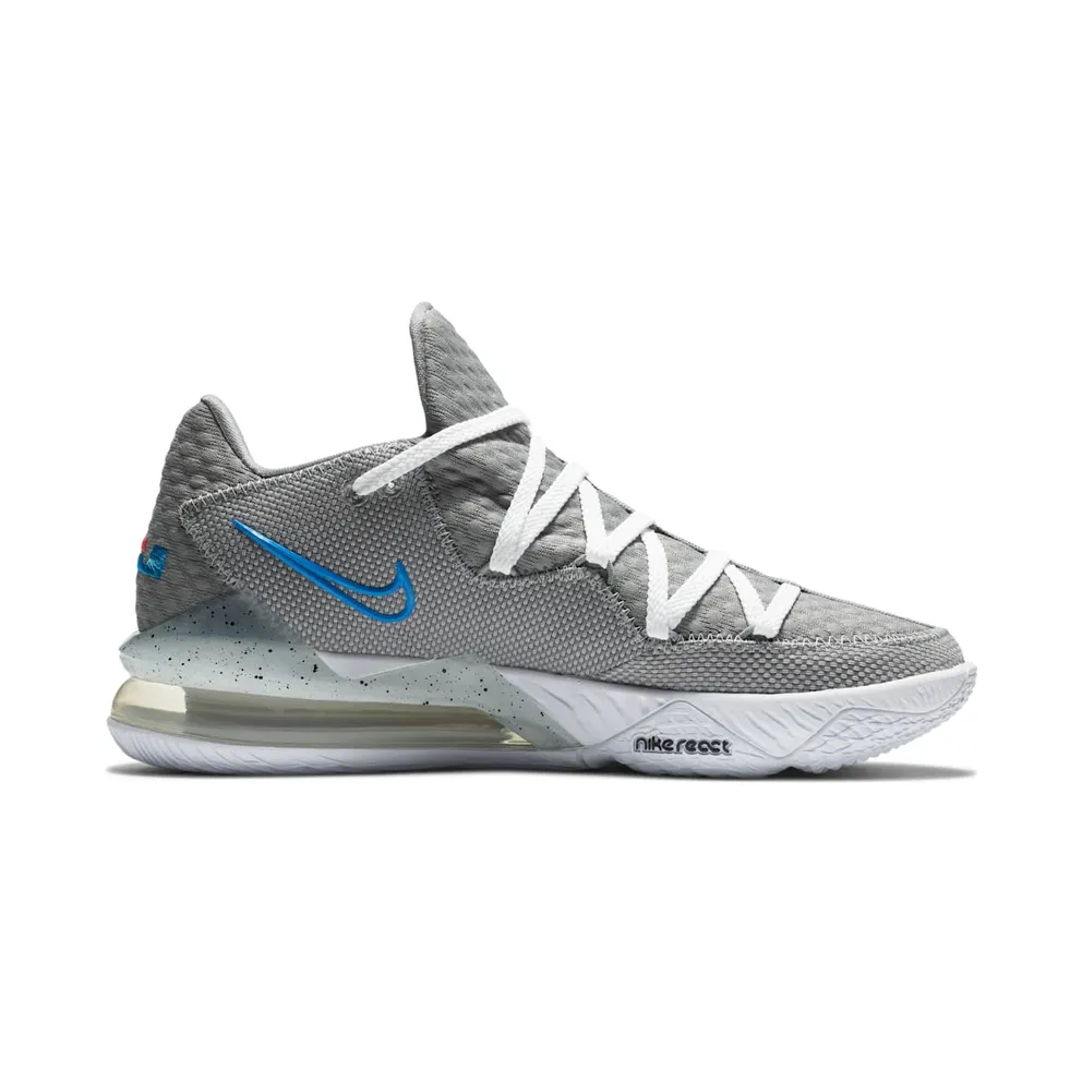 Nike LeBron 17 Low Particle Grey Particle Grey/White-Light Smoke Grey-Black (CD5007-004)