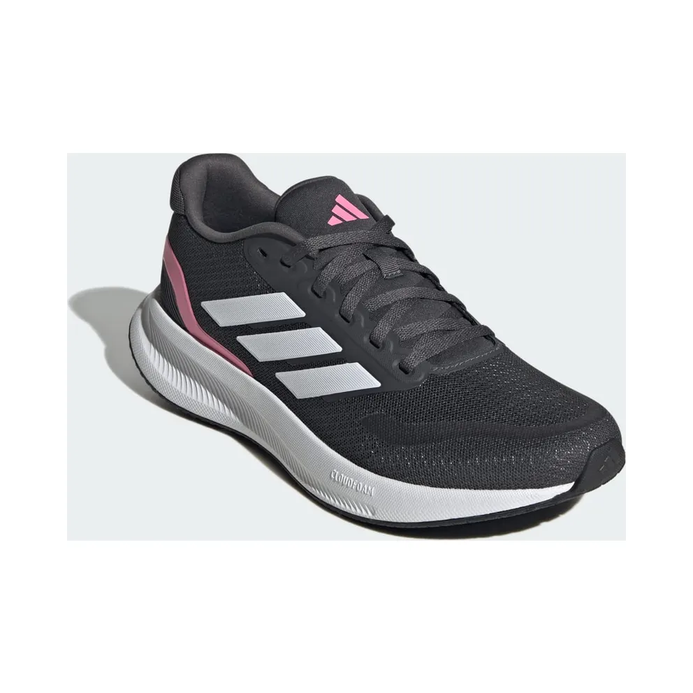 Adidas Runfalcon 5 Running Shoes Grey Six / Cloud White / Bliss Pink (JQ6300)