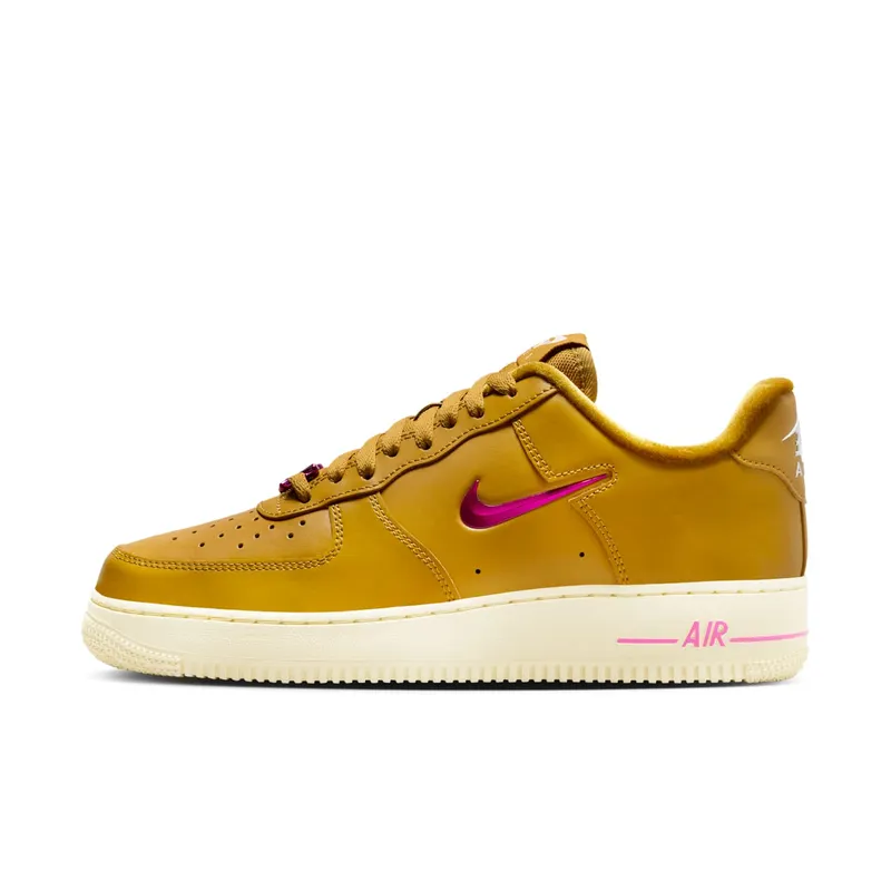Nike Air Force 1 Jewel Bronzine Just Do It “Bronzine / Alabaster / Coconut Milk / Playful Pink” (FB8251-700)