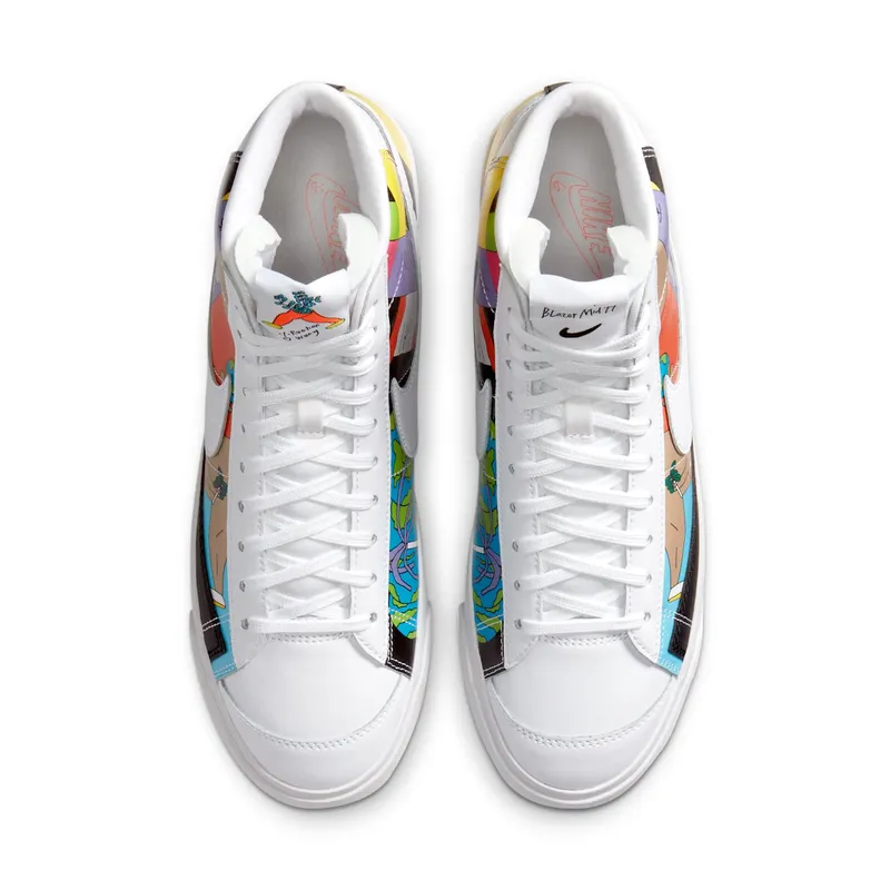 Nike Blazer Mid 77 Flyleather Ruohan Wang Multi-Color/Multi-Color (CZ3775-900)