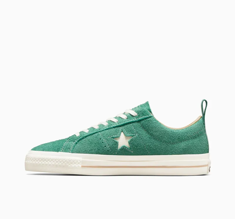 Converse One Star Pro Vintage Suede Algae Coast/egret