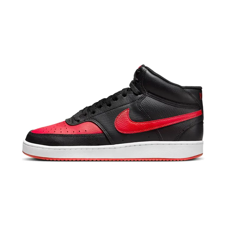 Nike Court Vision Mid Bred “Black / White / University Red” (DM8682-001)