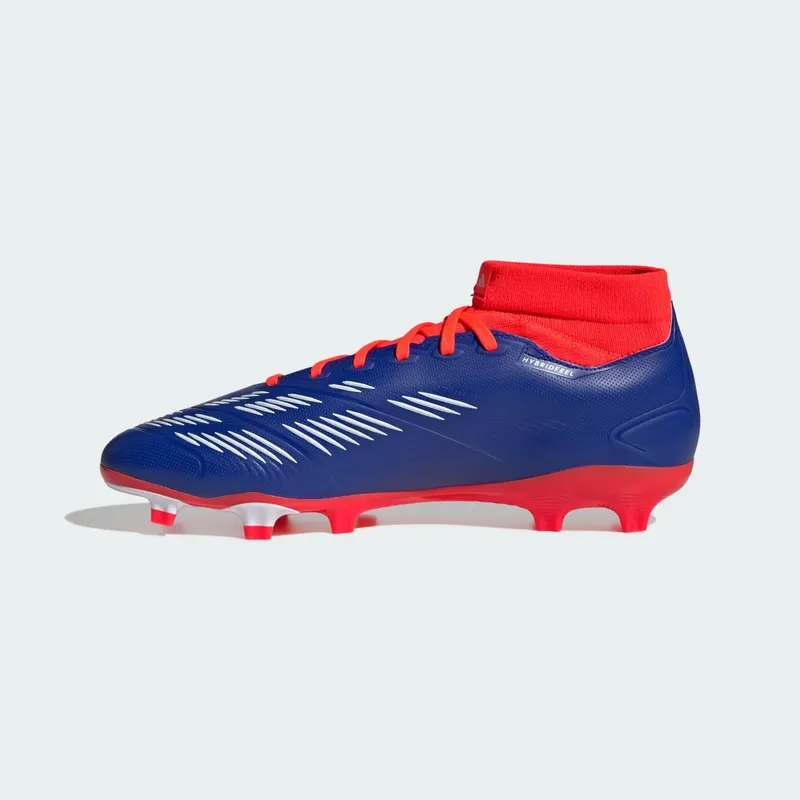 adidas Predator League Sock FG Lucid Blue Cloud White Solar Red (IF6337)
