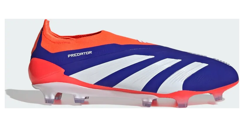 adidas Predator Elite Laceless FG Lucid Blue Cloud White Solar Red (IF6447)