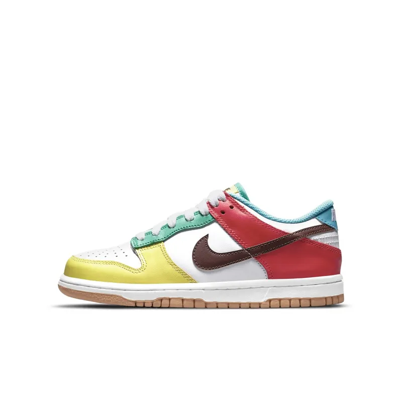 Nike Dunk Low Free 99 White (GS) (2021) (CZ2496-100)