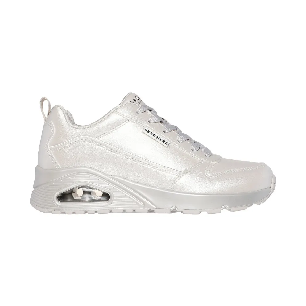 Skechers Uno – Galactic Gal – Gebroken Weiß – “White” (177104 OFWT)