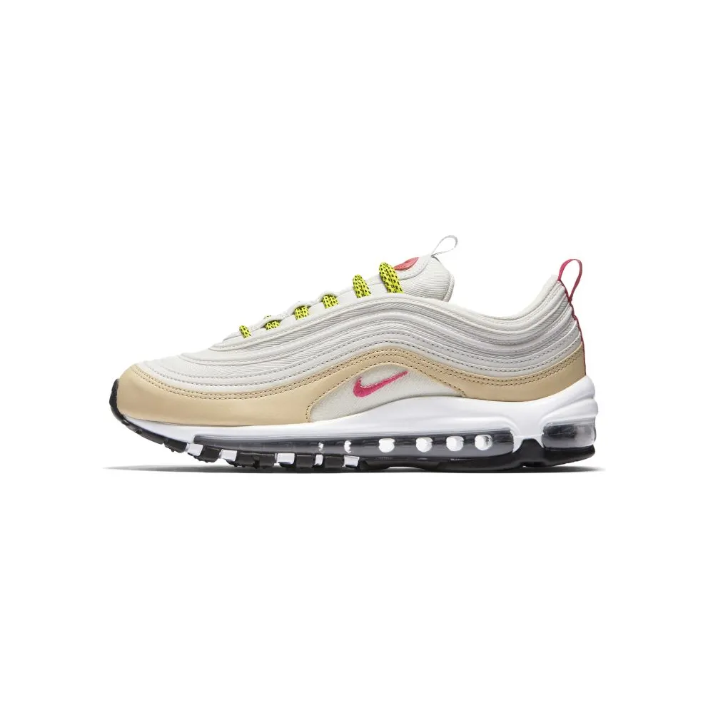Nike Air Max 97 Light Bone Deadly Pink (W) Light Bone/Deadly Pink-Mushroom (921733-004)