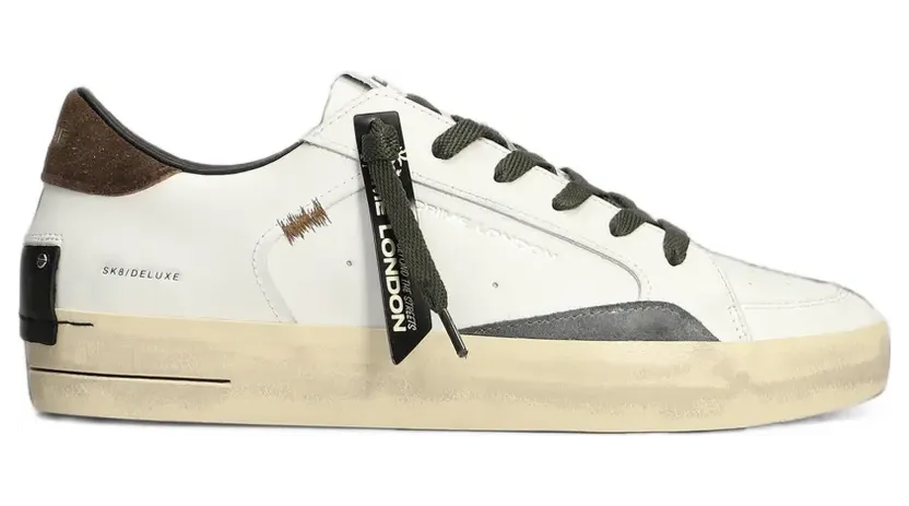 Crime London Sk8 Deluxe sneakers – Weiß (10109AA9)