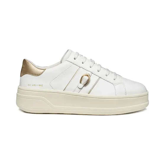 Geox Spherica Ecub met gespdetail “White” (D56WVB085Y2C1327)