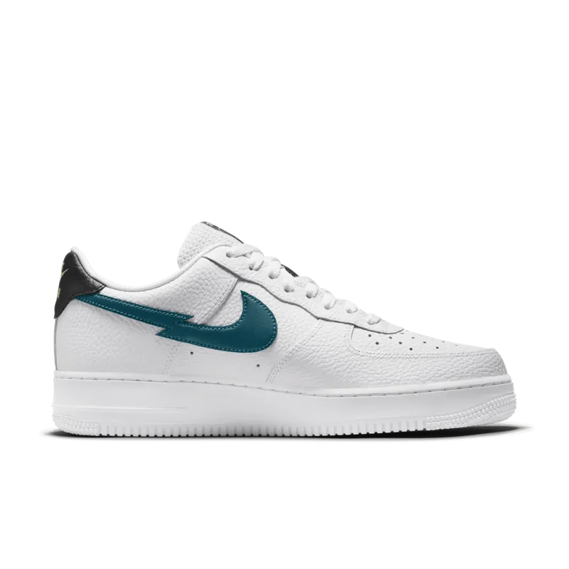 Nike Air Force 1 Low White – “White / Aquamarine-lime Glow-off Noir” (DJ6894-100)
