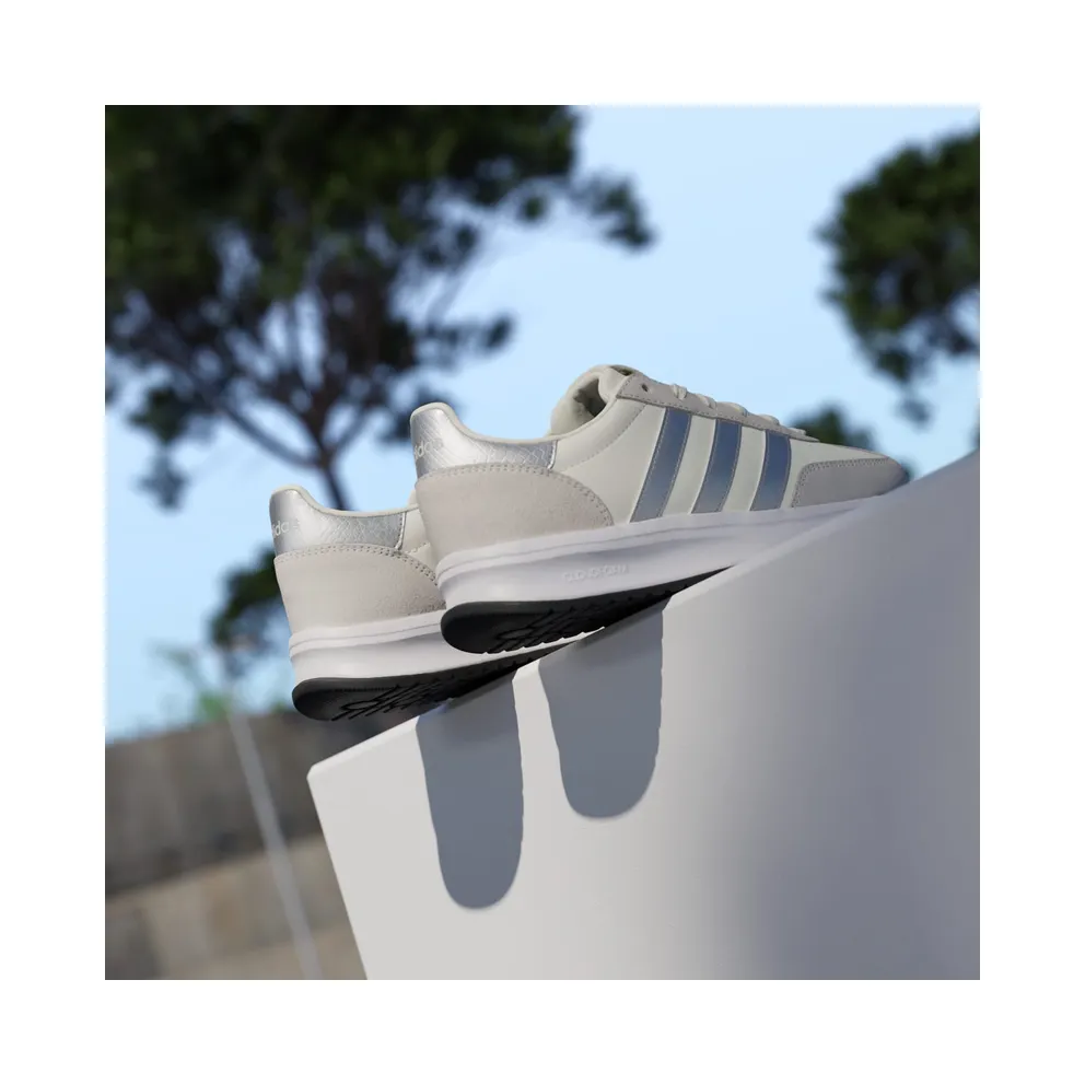 adidas Run 70s 2.0 White Silver Metallic Off White (JR8667)