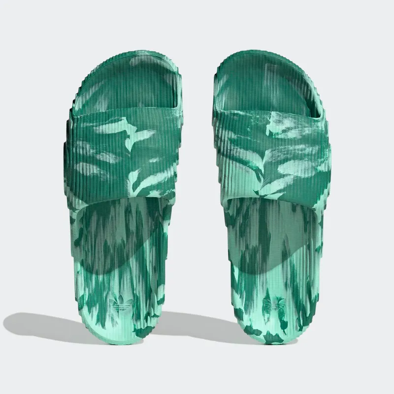 Adidas Adilette 22 Slides Court Green / Pulse Mint / Court Green (IE7725)