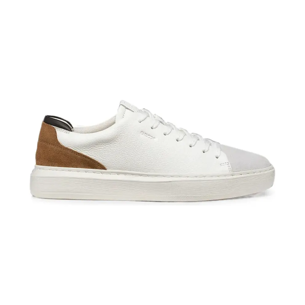 Geox mit Wildledereinsätzen – White (U655WA04722)