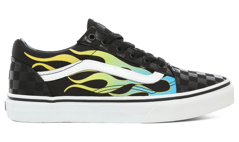 VANS Glow Flame Old Skool Kinderschoenen (Zwart)