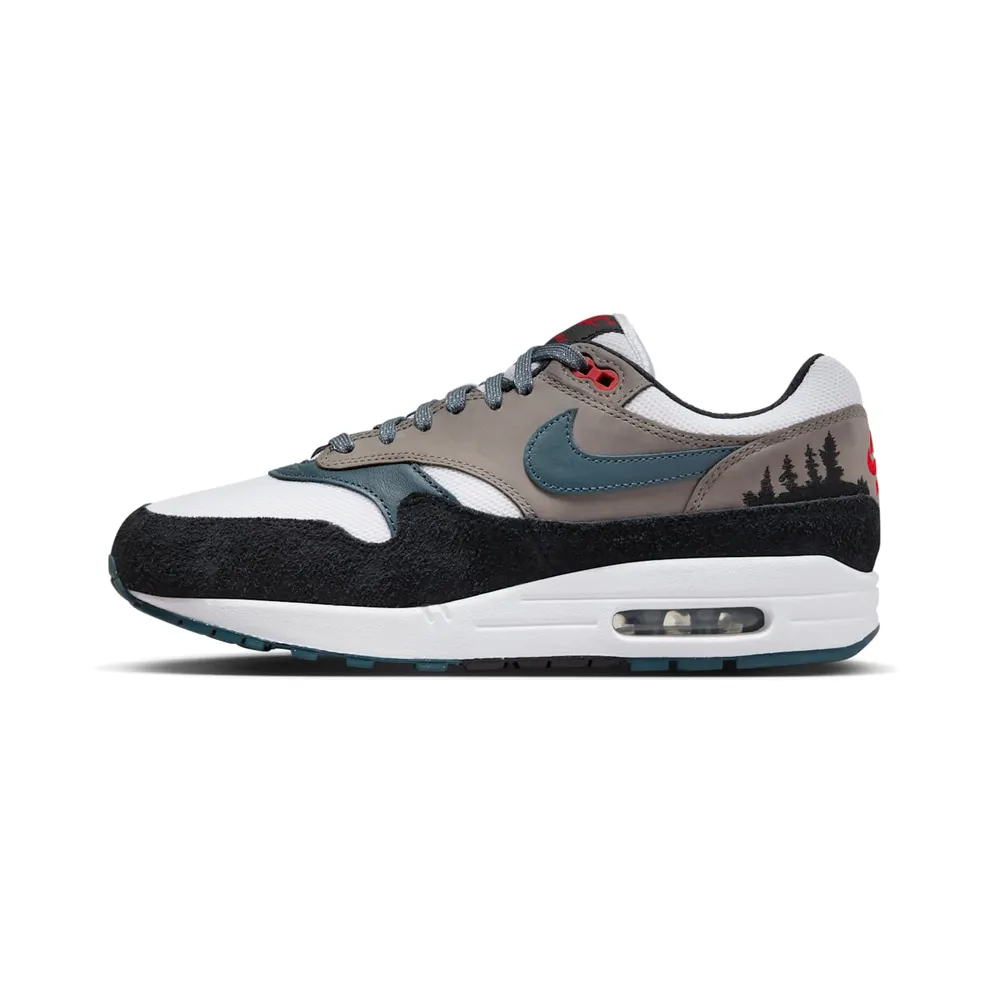 Nike Air Max 1 Premium White/Black/Soft Grey/Slate Blue (FJ0698-100)