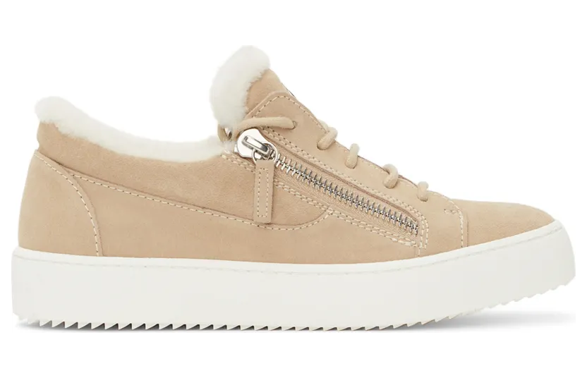 Giuseppe Zanotti Beige Frankie Winter Sneakers (RS10054 X1190)