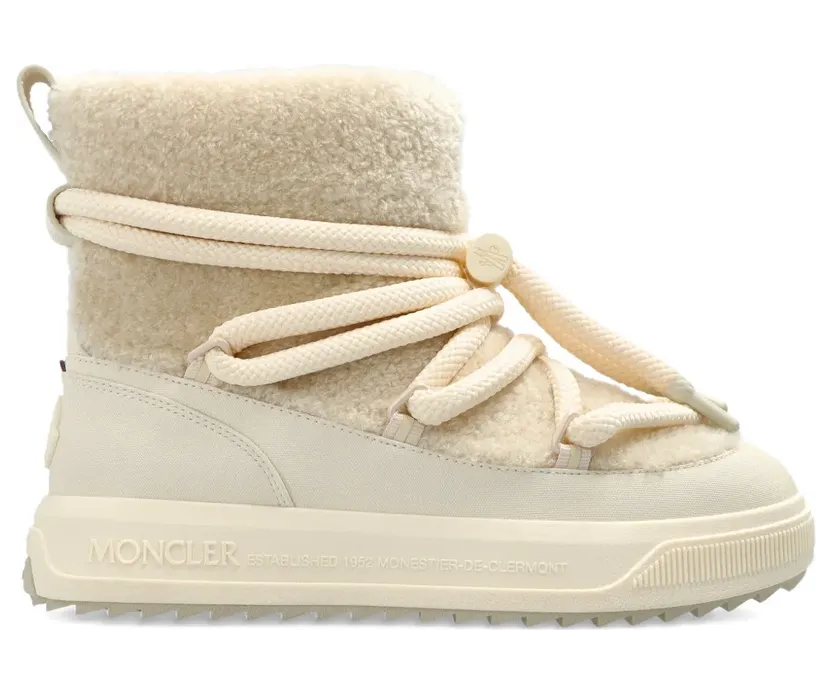 Moncler Altive Mid snowboots met trekkoordsluiting – Beige (L109B4H00010M9457)