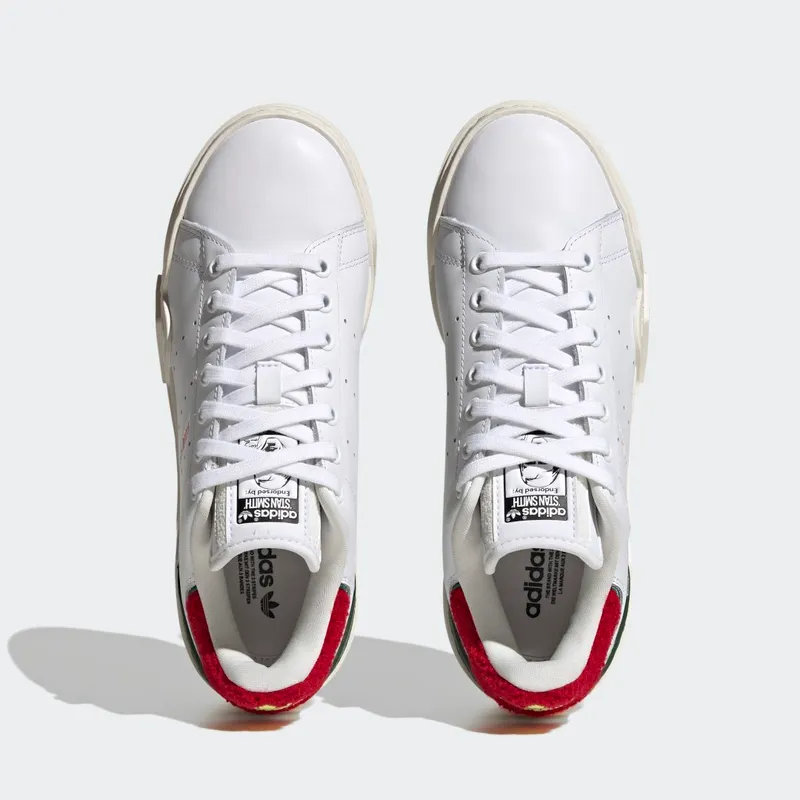 Adidas Stan Smith Bonega 2B Cloud White / Better Scarlet / Collegiate Green (HQ9882)