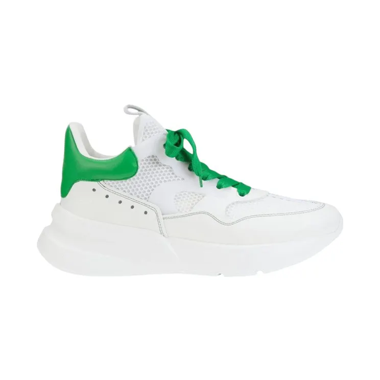 Alexander McQueen Runner White Green (708811 WIBI6 8971)