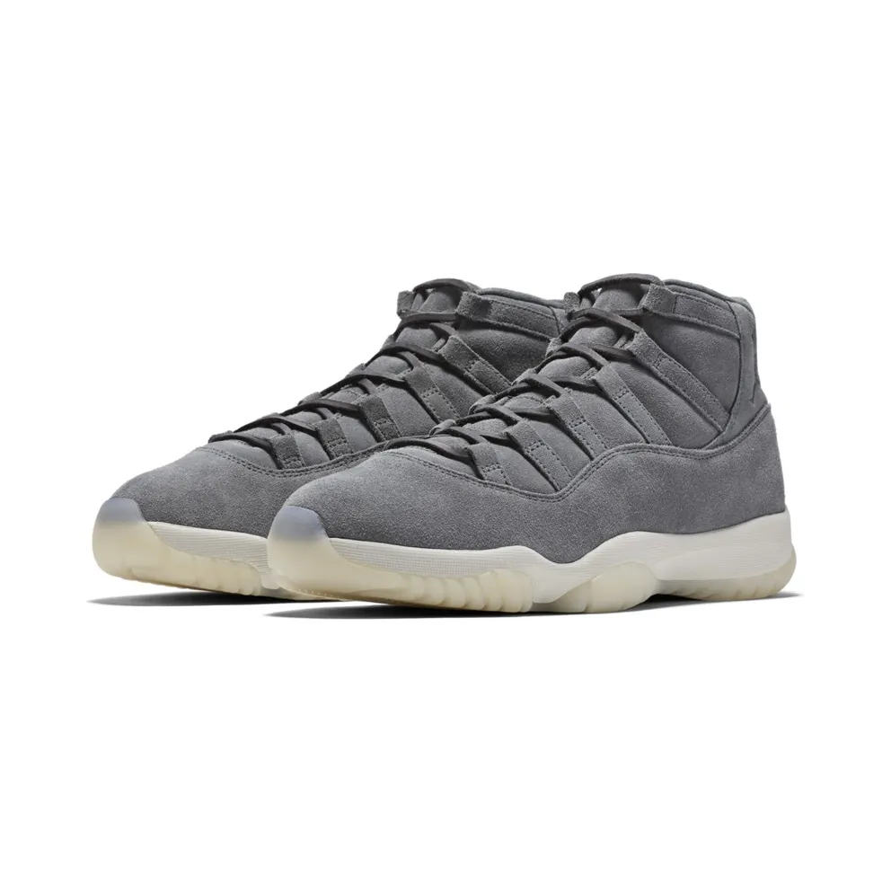 Jordan 11 Retro Pinnacle Grey Suede Cool Grey/Sail (914433-003)