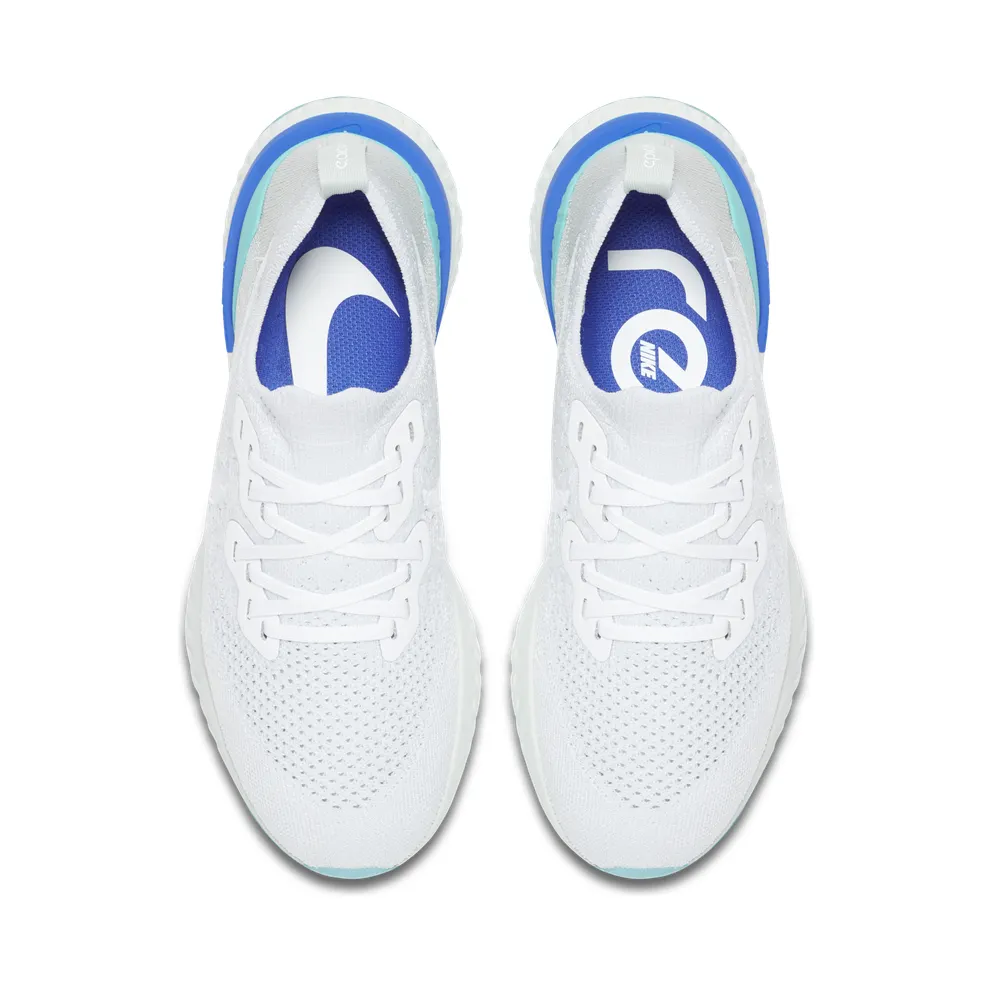 Nike Epic React Flykint 2 “White / Light Silver / Spruce Aura” (BQ8927-105)